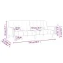 2-Sitzer-Schlafsofa aus cremefarbenem Stoff von , Sofas - Ref: Foro24-375761, Preis: 299,44 €, Rabatt: %