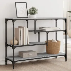 Sonoma gray engineered wood console table 100x30x75 cm by , Side tables - Ref: Foro24-838916, Price: 76,08 €, Discount: %