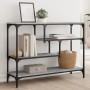 Sonoma grauer Konsolentisch aus Holzwerkstoff, 100 x 30 x 75 cm von , Seitentische - Ref: Foro24-838916, Preis: 77,29 €, Raba...