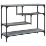 Sonoma grauer Konsolentisch aus Holzwerkstoff, 100 x 30 x 75 cm von , Seitentische - Ref: Foro24-838916, Preis: 77,29 €, Raba...