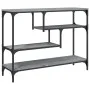 Sonoma gray engineered wood console table 100x30x75 cm by , Side tables - Ref: Foro24-838916, Price: 76,08 €, Discount: %