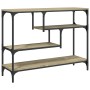 Mesa consola madera de ingeniería roble Sonoma 100x30x75 cm de , Mesas auxiliares - Ref: Foro24-838914, Precio: 66,90 €, Desc...