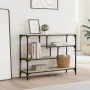 Sonoma oak engineered wood console table 100x30x75 cm by , Side tables - Ref: Foro24-838914, Price: 66,05 €, Discount: %