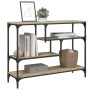 Mesa consola madera de ingeniería roble Sonoma 100x30x75 cm de , Mesas auxiliares - Ref: Foro24-838914, Precio: 66,90 €, Desc...