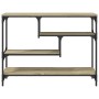 Mesa consola madera de ingeniería roble Sonoma 100x30x75 cm de , Mesas auxiliares - Ref: Foro24-838914, Precio: 66,90 €, Desc...