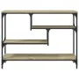 Sonoma oak engineered wood console table 100x30x75 cm by , Side tables - Ref: Foro24-838914, Price: 66,05 €, Discount: %