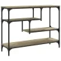 Sonoma oak engineered wood console table 100x30x75 cm by , Side tables - Ref: Foro24-838914, Price: 66,05 €, Discount: %