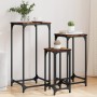 Stackable tables 3 units engineered wood smoked oak by , Side tables - Ref: Foro24-838940, Price: 61,18 €, Discount: %
