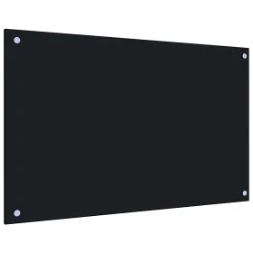 Küchenspritzschutz aus schwarzem Hartglas 80x50 cm von vidaXL, Küchengeräte und Utensilien - Ref: Foro24-249485, Preis: 38,89...