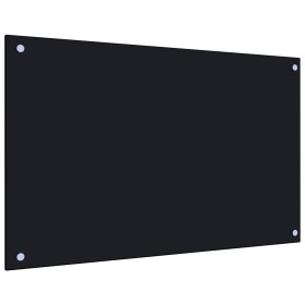 Küchenspritzschutz aus schwarzem Hartglas 80x50 cm von vidaXL, Küchengeräte und Utensilien - Ref: Foro24-249485, Preis: 39,68...
