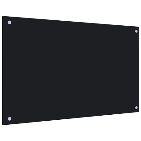 Küchenspritzschutz aus schwarzem Hartglas 80x50 cm von vidaXL, Küchengeräte und Utensilien - Ref: Foro24-249485, Preis: 38,89...