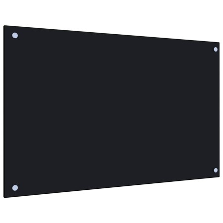 Küchenspritzschutz aus schwarzem Hartglas 80x50 cm von vidaXL, Küchengeräte und Utensilien - Ref: Foro24-249485, Preis: 39,68...