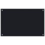 Kitchen splash protection black tempered glass 80x50 cm by vidaXL, Kitchen tools and utensils - Ref: Foro24-249485, Price: 39...