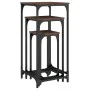 Stackable side tables 3 units oak brown engineered wood by , Side tables - Ref: Foro24-838942, Price: 49,54 €, Discount: %