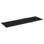 Tumbona con cojín negro madera de pino impregnada de , Tumbonas - Ref: Foro24-3065916, Precio: 157,05 €, Descuento: %