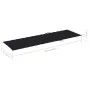 Sun lounger with black cushion made of impregnated pine wood by , Loungers - Ref: Foro24-3065916, Price: 160,16 €, Discount: %