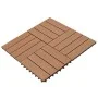 WPC Porch Tiles 30x30 cm 2 m² Brown 22 units by , Floors and carpets - Ref: Foro24-277796, Price: 117,65 €, Discount: %