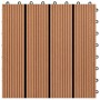 Baldosas de porche de WPC 30x30 cm 2 m² marrón 22 unidades de , Suelos y moquetas - Ref: Foro24-277796, Precio: 127,68 €, Des...