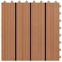 WPC Porch Tiles 30x30 cm 2 m² Brown 22 units by , Floors and carpets - Ref: Foro24-277796, Price: 117,65 €, Discount: %