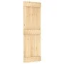 Schiebetür mit Beschlägen aus massivem Kiefernholz 70x210 cm von , Türen - Ref: Foro24-3203124, Preis: 162,52 €, Rabatt: %