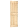 Schiebetür mit Beschlägen aus massivem Kiefernholz 70x210 cm von , Türen - Ref: Foro24-3203124, Preis: 169,65 €, Rabatt: %