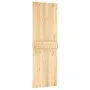 Sliding door with solid pine wood hardware 70x210 cm by , Doors - Ref: Foro24-3203124, Price: 162,52 €, Discount: %