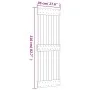 Sliding door with solid pine wood hardware 70x210 cm by , Doors - Ref: Foro24-3203124, Price: 162,52 €, Discount: %