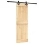 Sliding door with solid pine wood hardware 70x210 cm by , Doors - Ref: Foro24-3203139, Price: 163,08 €, Discount: %