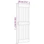 Sliding door with solid pine wood hardware 70x210 cm by , Doors - Ref: Foro24-3203139, Price: 163,08 €, Discount: %