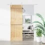 Sliding door with solid pine wood hardware 70x210 cm by , Doors - Ref: Foro24-3203215, Price: 165,94 €, Discount: %