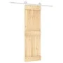Sliding door with solid pine wood hardware 70x210 cm by , Doors - Ref: Foro24-3203215, Price: 165,94 €, Discount: %