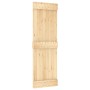 Schiebetür mit Beschlägen aus massivem Kiefernholz 70x210 cm von , Türen - Ref: Foro24-3203215, Preis: 173,22 €, Rabatt: %