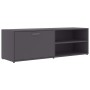 Grauer TV-Schrank aus Sperrholz, 120 x 34 x 37 cm von , TV-Möbel - Ref: Foro24-801154, Preis: 55,72 €, Rabatt: %