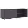 Gray plywood TV cabinet 120x34x37 cm by , TV Furniture - Ref: Foro24-801154, Price: 55,03 €, Discount: %