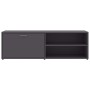 Grauer TV-Schrank aus Sperrholz, 120 x 34 x 37 cm von , TV-Möbel - Ref: Foro24-801154, Preis: 55,72 €, Rabatt: %