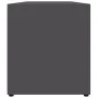Gray plywood TV cabinet 120x34x37 cm by , TV Furniture - Ref: Foro24-801154, Price: 55,03 €, Discount: %