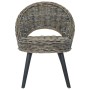 Butaca de ratán kubu negro by , Armchairs - Ref: Foro24-285231, Price: 211,60 €, Discount: %
