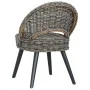 Schwarzer Kubu-Rattansessel von , Sessel - Ref: Foro24-285231, Preis: 207,83 €, Rabatt: %