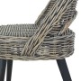 Schwarzer Kubu-Rattansessel von , Sessel - Ref: Foro24-285231, Preis: 211,60 €, Rabatt: %