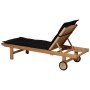 Madison Cojín para tumbona Panama negro 200x60 cm by , Cushions for chairs and sofas - Ref: Foro24-419556, Price: 54,37 €, Di...