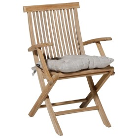 Madison Cojín para asiento Panama 46x46 cm beige claro