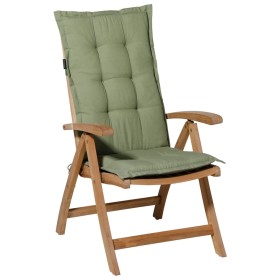 Madison Cojín de silla con respaldo alto Panama verde salvia