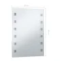 Badezimmer-Wandspiegel mit LED 60x80 cm von vidaXL, Spiegel - Ref: Foro24-144700, Preis: 81,83 €, Rabatt: %