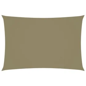 Rectangular beige Oxford fabric sail shade 2.5x4.5 m by , Umbrellas - Ref: Foro24-135153, Price: 39,80 €, Discount: %