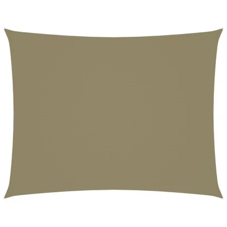 Rectangular beige Oxford fabric sail shade 5x6 m by , Umbrellas - Ref: Foro24-135164, Price: 83,02 €, Discount: %