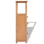 Mueble de esquina de madera de roble maciza 26x26x94 cm de , Taquillas y armarios de almacenamiento - Ref: Foro24-243931, Pre...