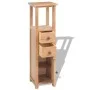 Eckmöbel aus massiver Eiche 26x26x94 cm von , Schließfächer und Lagerschränke - Ref: Foro24-243931, Preis: 128,03 €, Rabatt: %
