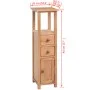 Eckmöbel aus massiver Eiche 26x26x94 cm von , Schließfächer und Lagerschränke - Ref: Foro24-243931, Preis: 128,03 €, Rabatt: %