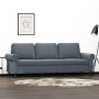 Sofá de 3 plazas terciopelo gris oscuro 180 cm de , Sofás - Ref: Foro24-359540, Precio: 286,10 €, Descuento: %