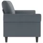 Sofá de 3 plazas terciopelo gris oscuro 180 cm de , Sofás - Ref: Foro24-359540, Precio: 280,12 €, Descuento: %